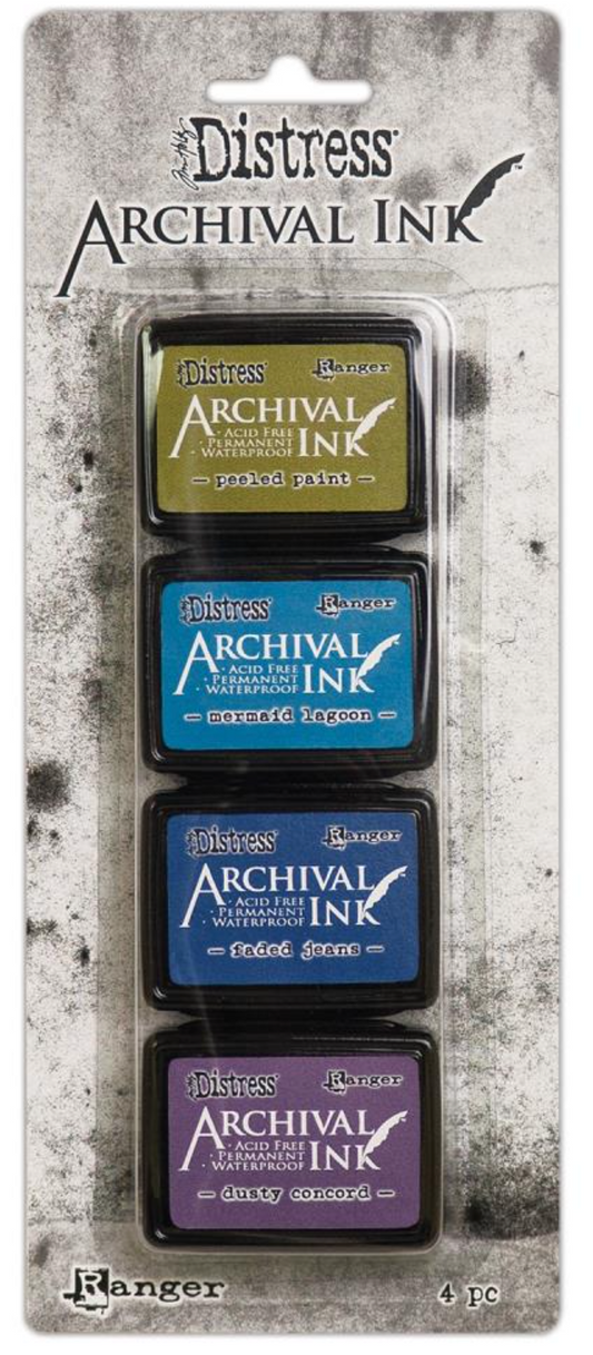 Set of Distress Archival Ink pads in packaging