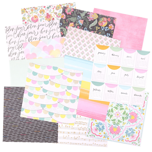 Rosies Studio Jubilee 6x6 paper pad - 40 sheets single sided paper