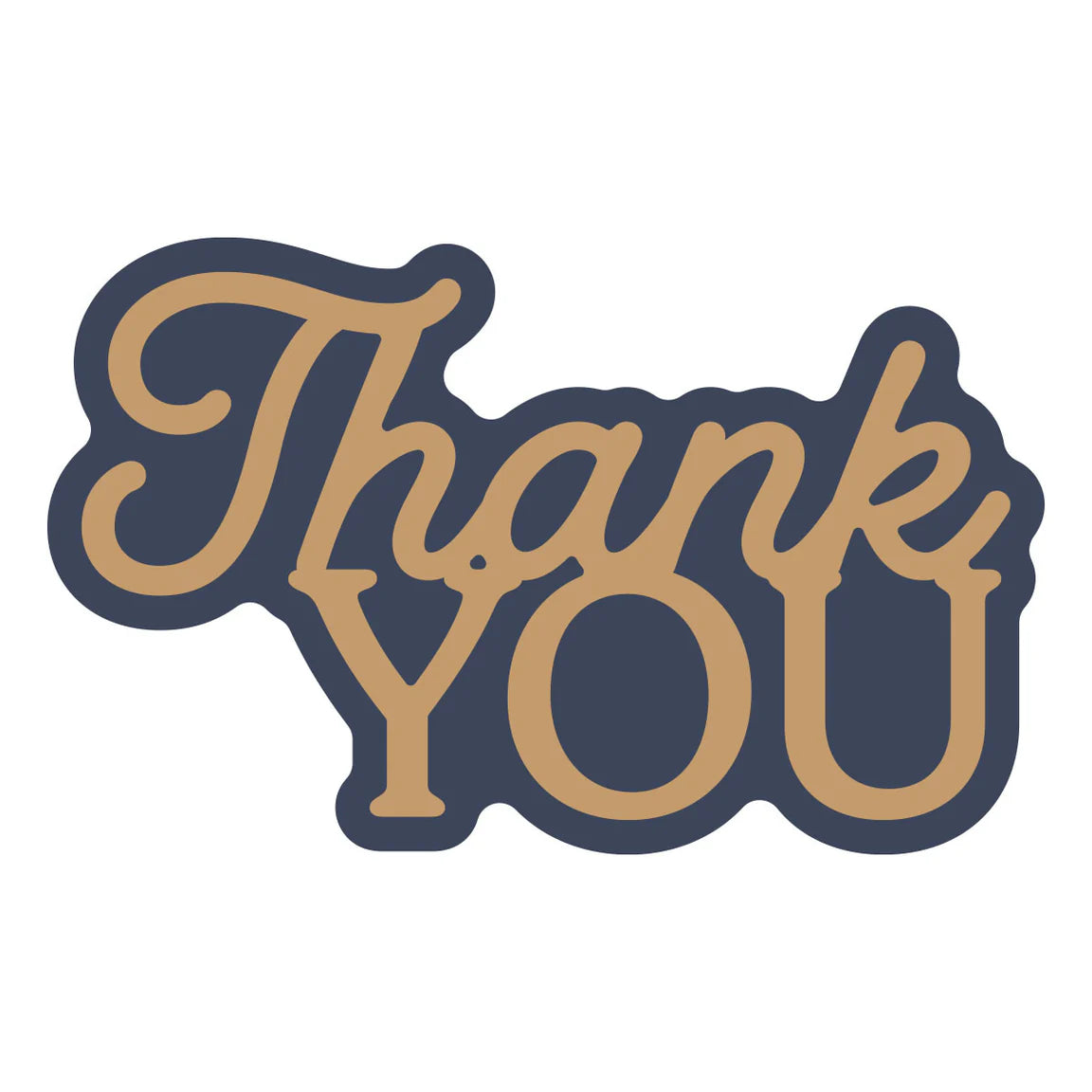 Spellbinders Layered Thank You Etched Dies