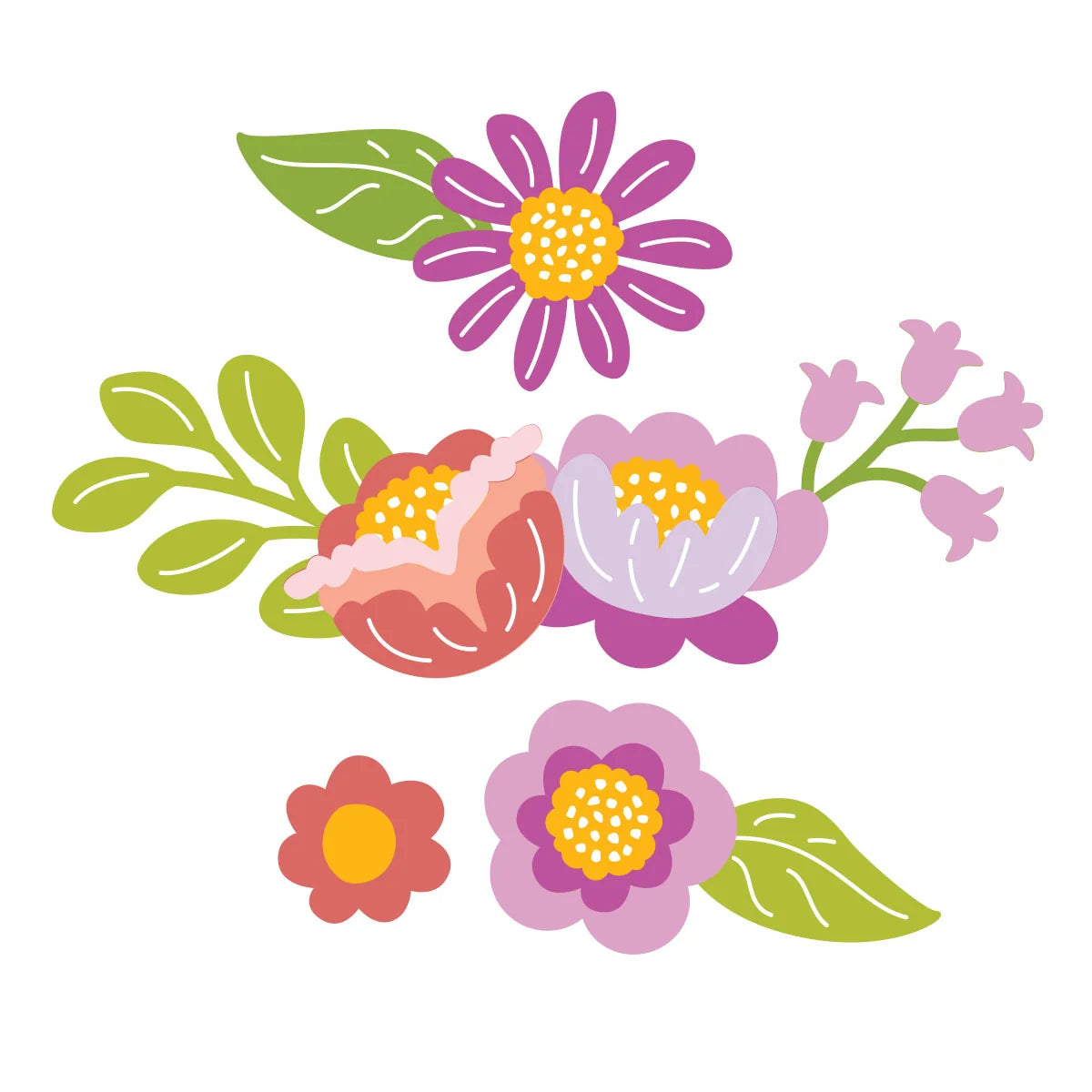 Spellbinders Petal Fresh Etched Dies