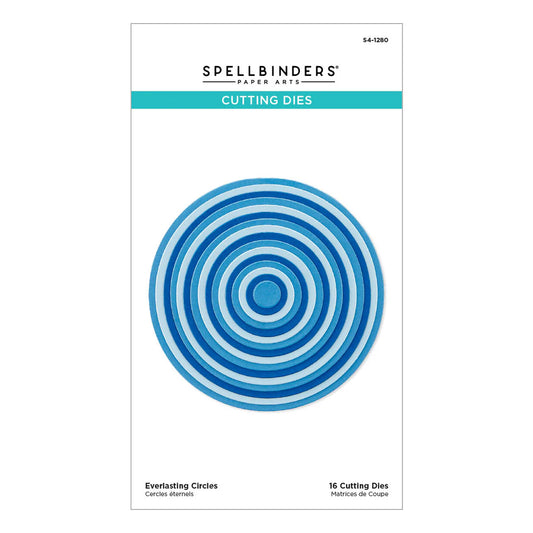 Spellbinders Everlasting Circle Shaped Nesting Dies in package