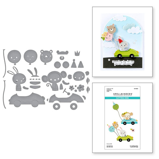 Spellbinders Go Kart Go Etched Dies