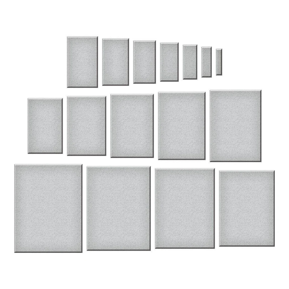 Spellbinders Precision Layering Dies only  16 pieces