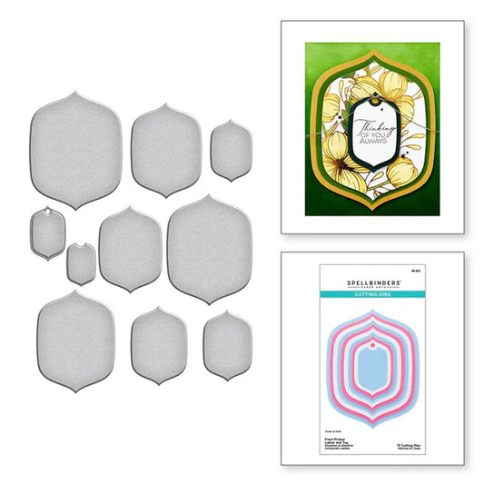 Spellbinders Fresh Picked Labels and Tags with card sample