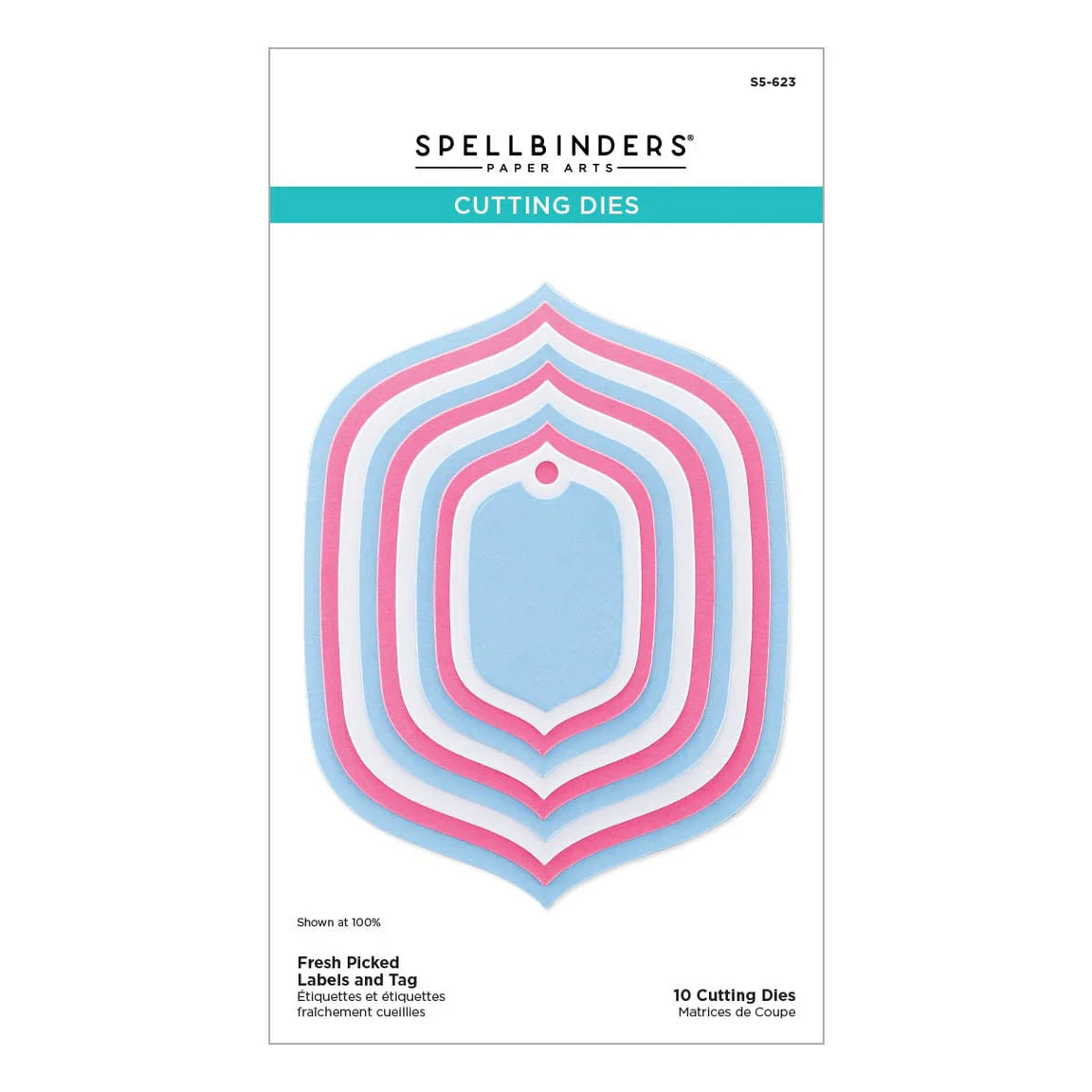 Spellbinders Fresh Picked Labels and Tags packaging