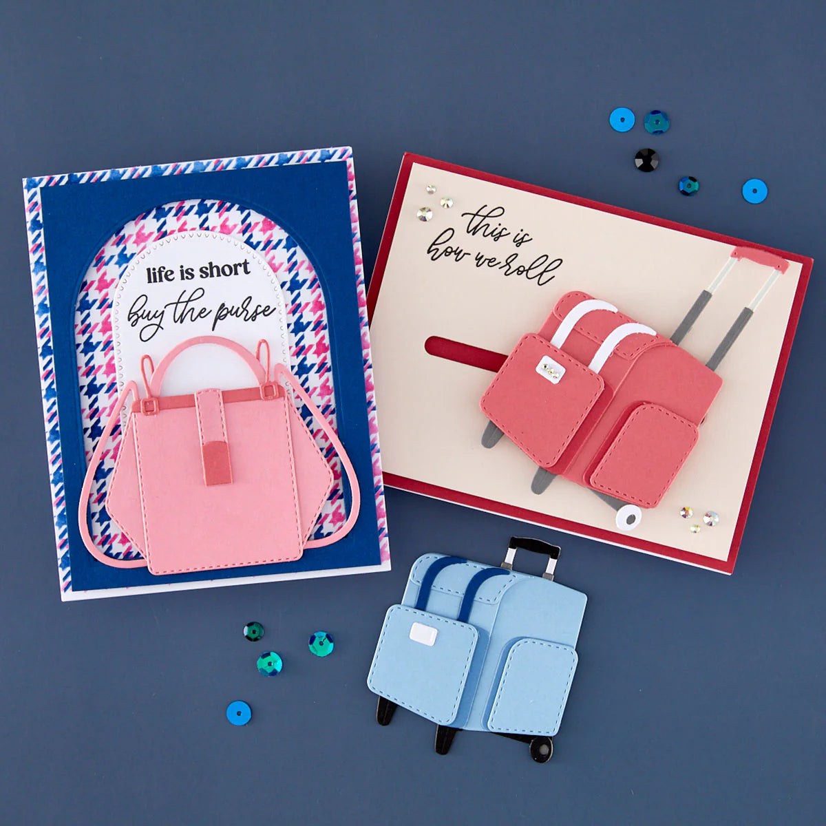 Spellbinders We All Have Baggage I Want It All Bundle!