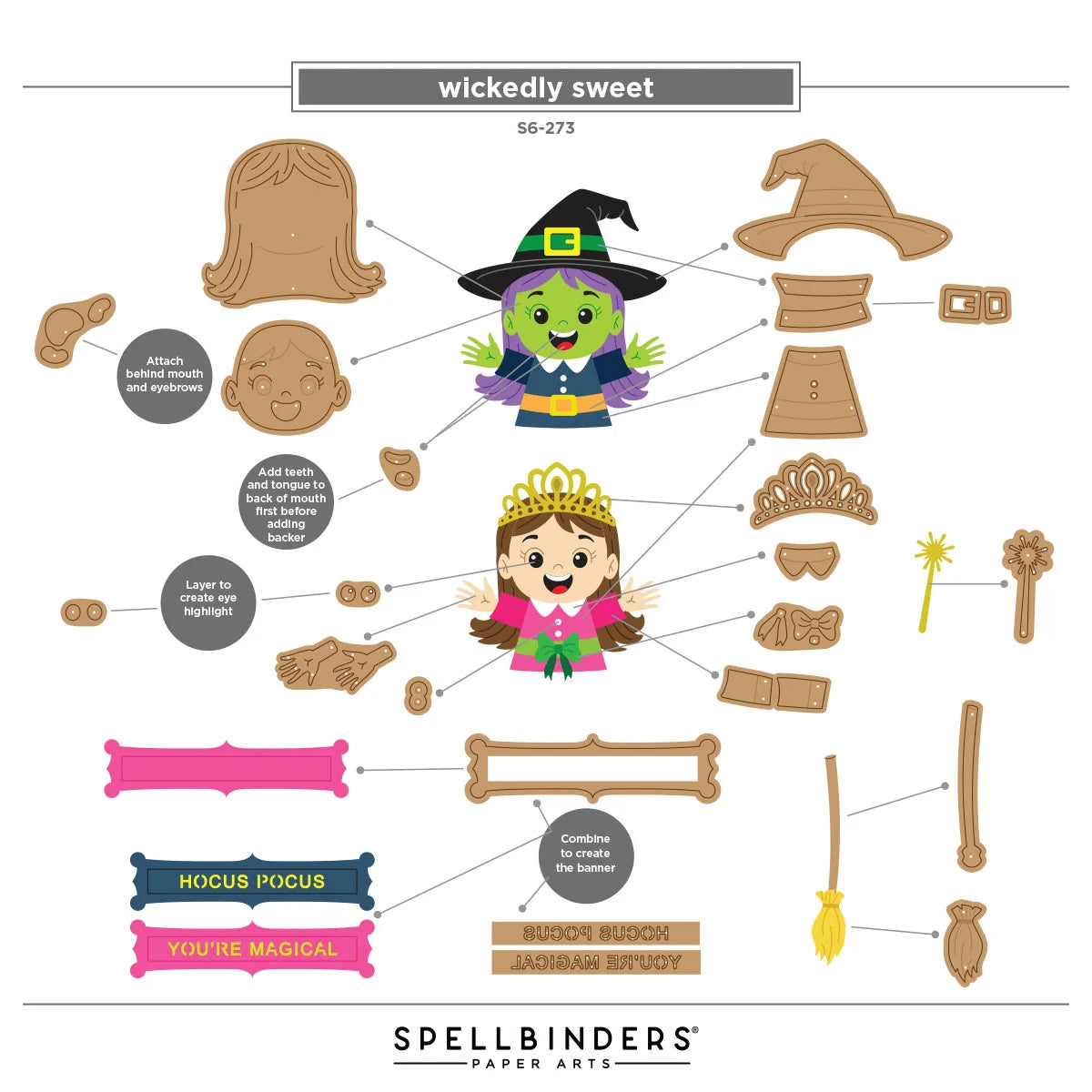 Spellbinders Halloween Hugs Die Bundle by Simon Hurley