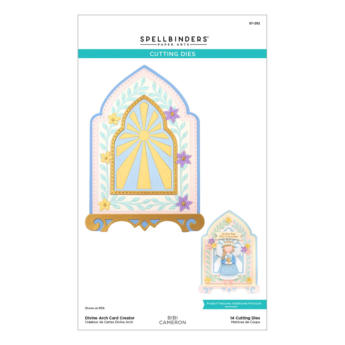 Spellbinders Divine Arch Card Creator Etched Dies