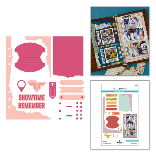 Spellbinders Torn Edges with Tag Etched Dies by Esther Glas