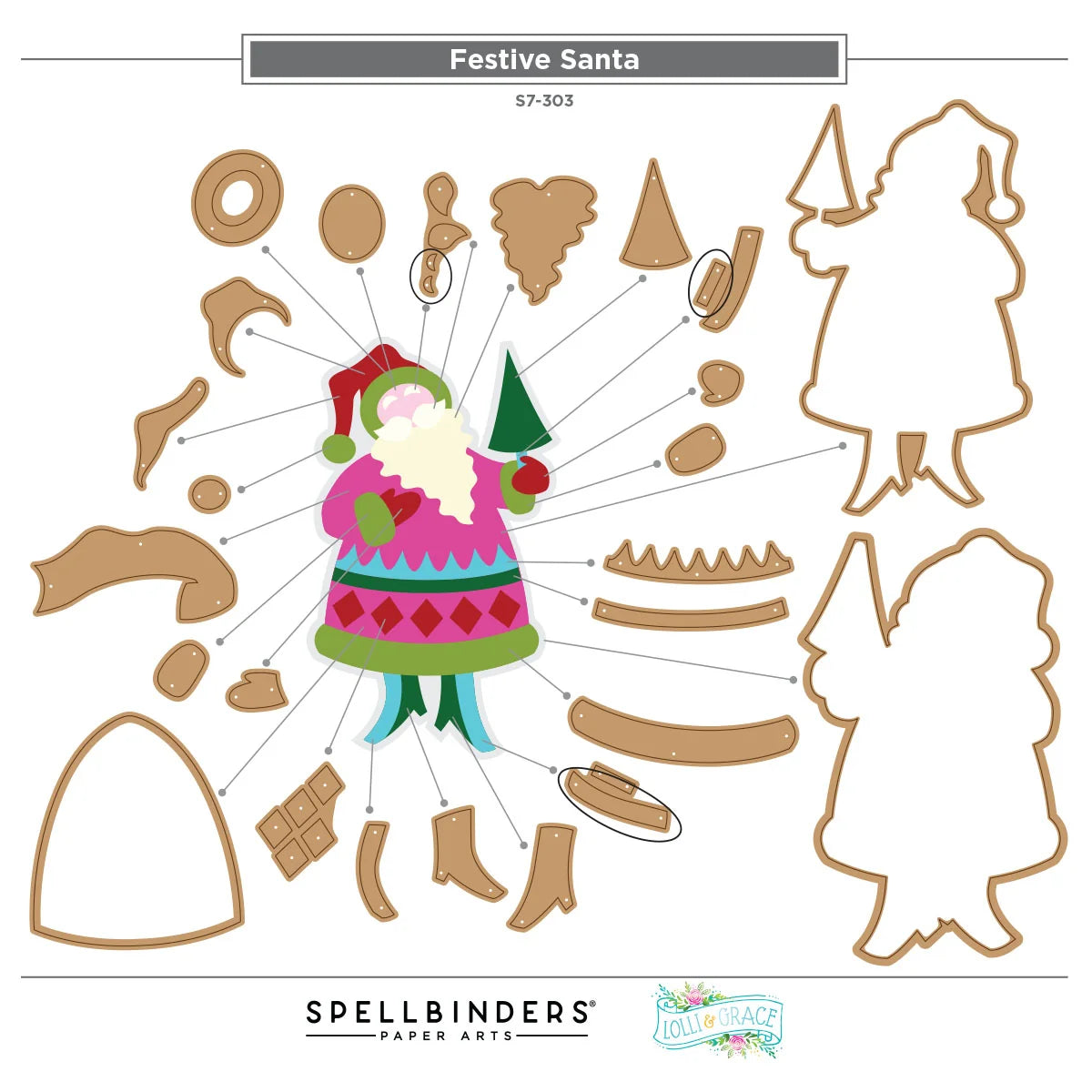 Spellbinders Festive Felt Christmas I Want It All! Bundle