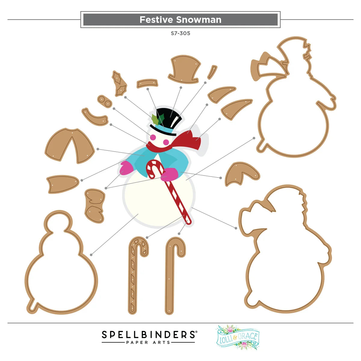 Spellbinders Festive Felt Christmas I Want It All! Bundle