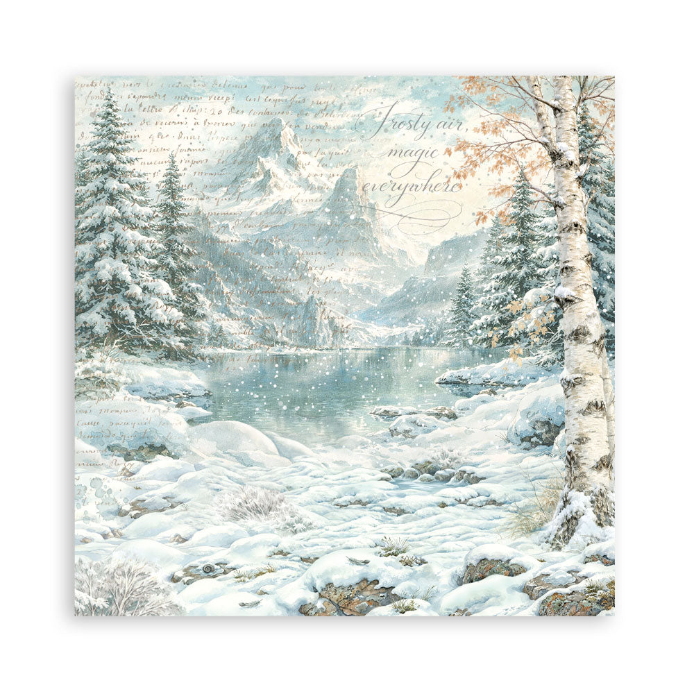 Stamperia - 12x12 White Christmas Collection - Single Sided