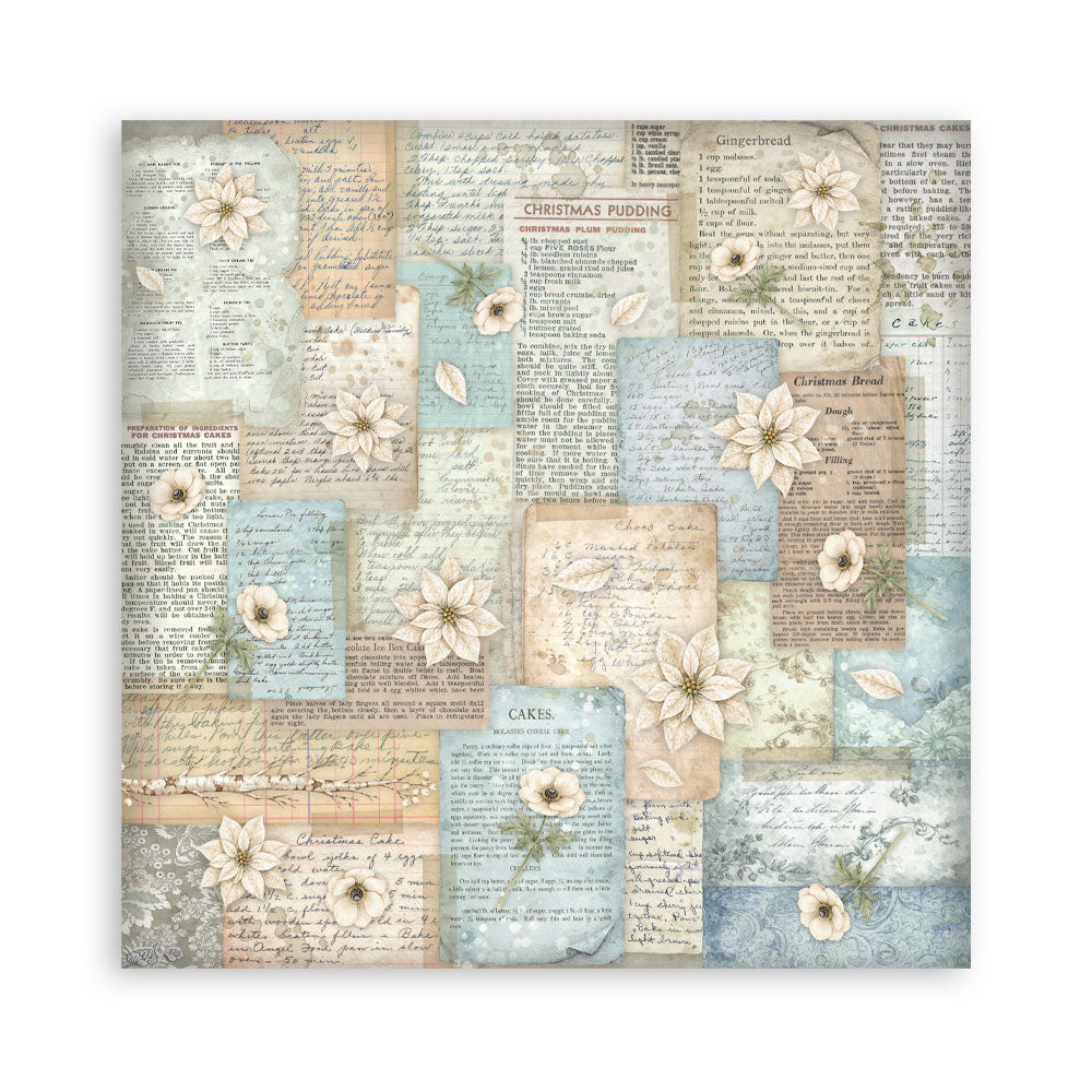 Stamperia - 12x12 White Christmas Collection - Single Sided