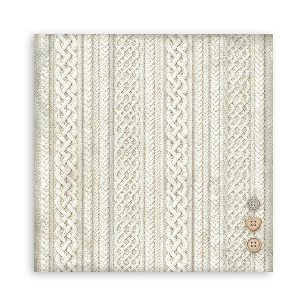Stamperia - 12x12 White Christmas Collection - Single Sided