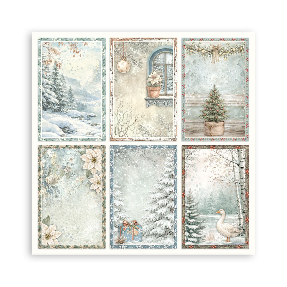 Stamperia - 12x12 White Christmas Collection - Single Sided