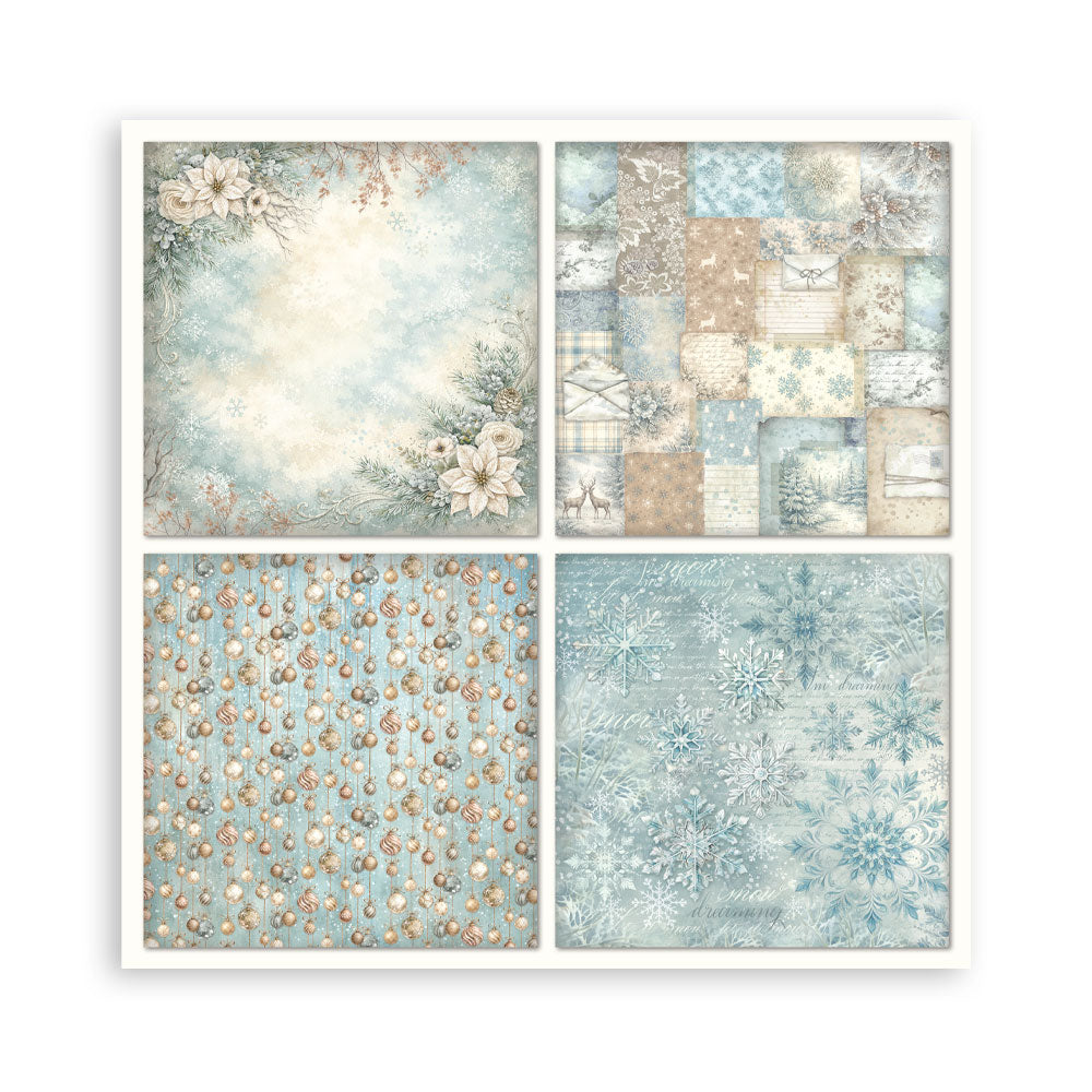 Stamperia - 12x12 White Christmas Collection - Single Sided