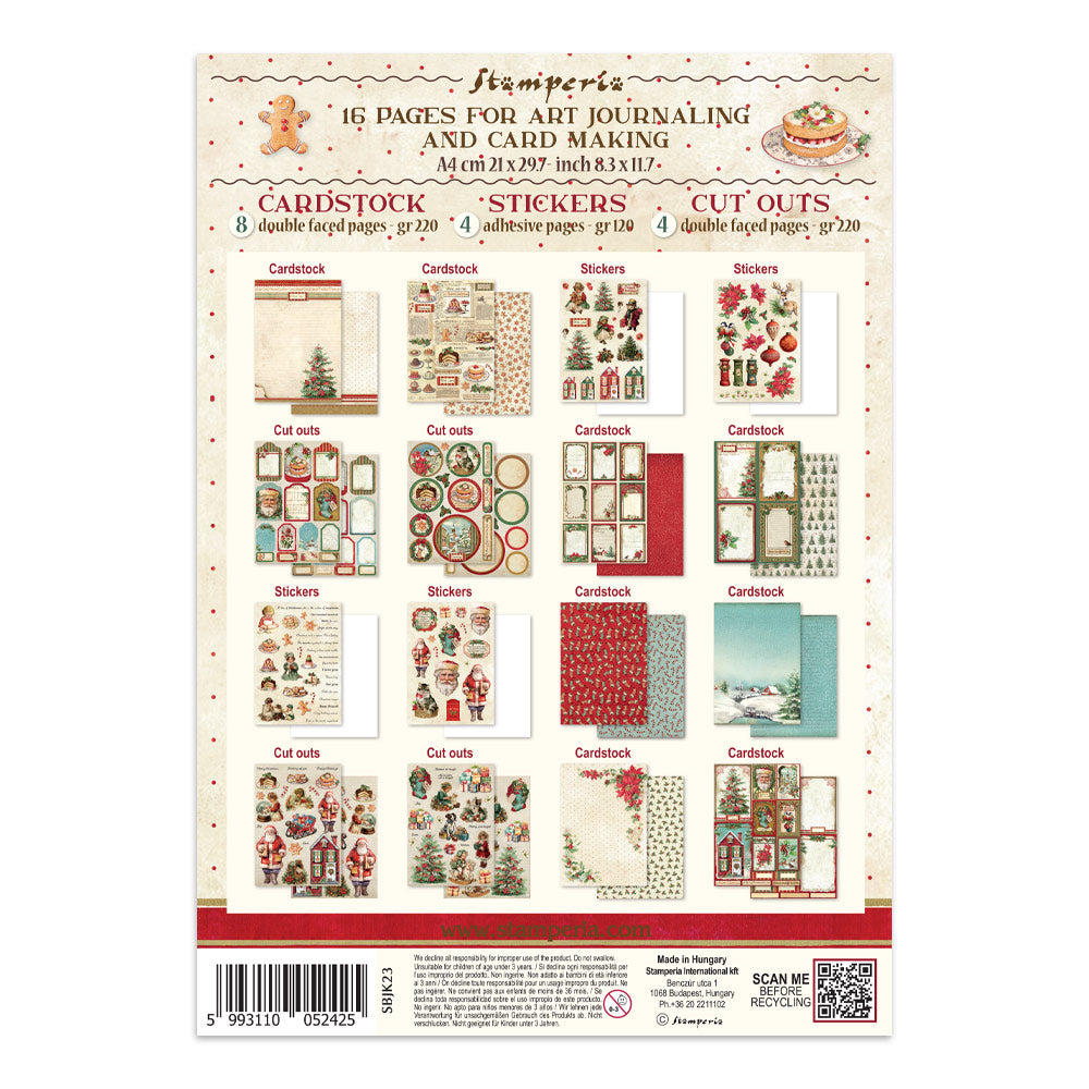 Stamperia Junk Journal - Classic Christmas