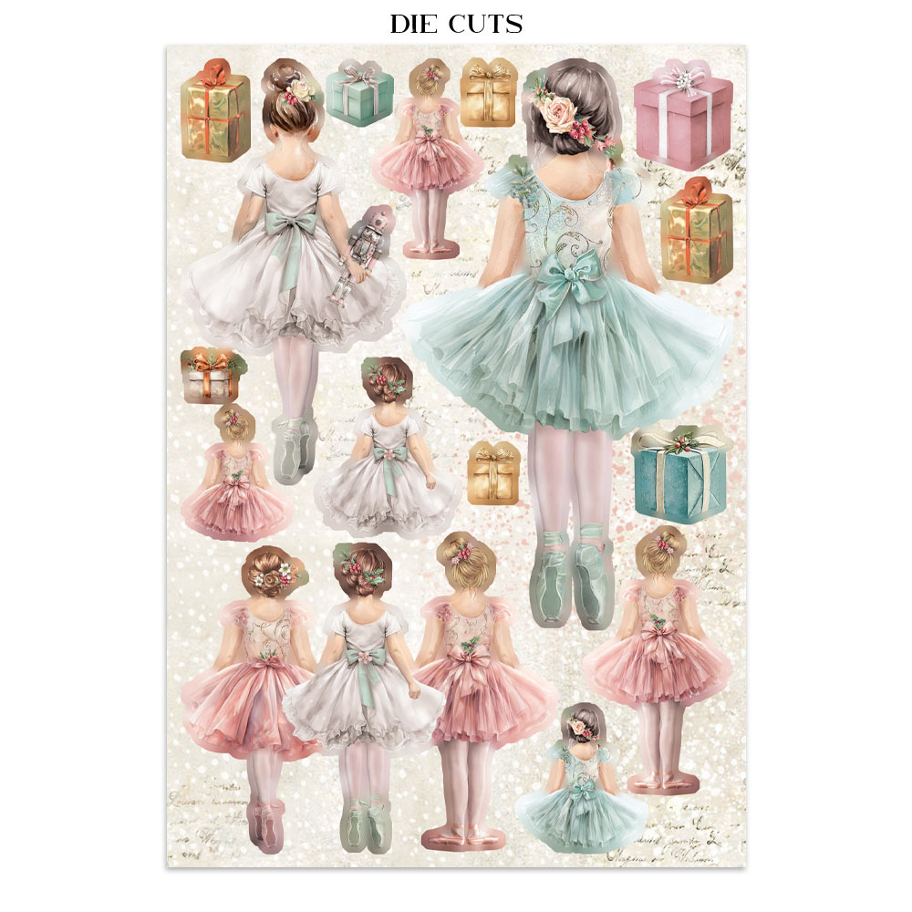 Stamperia Junk Journal Focut Points - Winter Magic