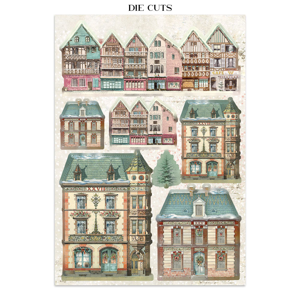 Stamperia Junk Journal Focut Points - Winter Magic
