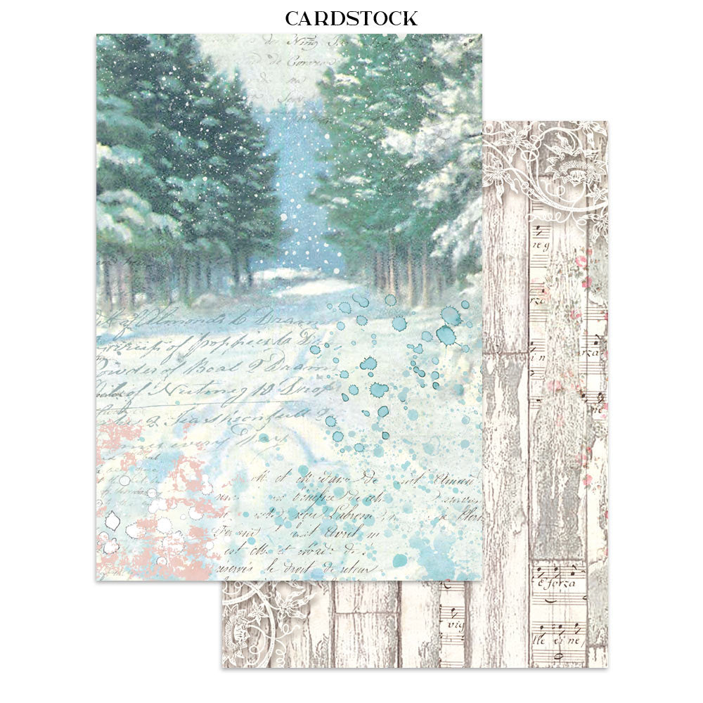 Stamperia Junk Journal Focut Points - Winter Magic