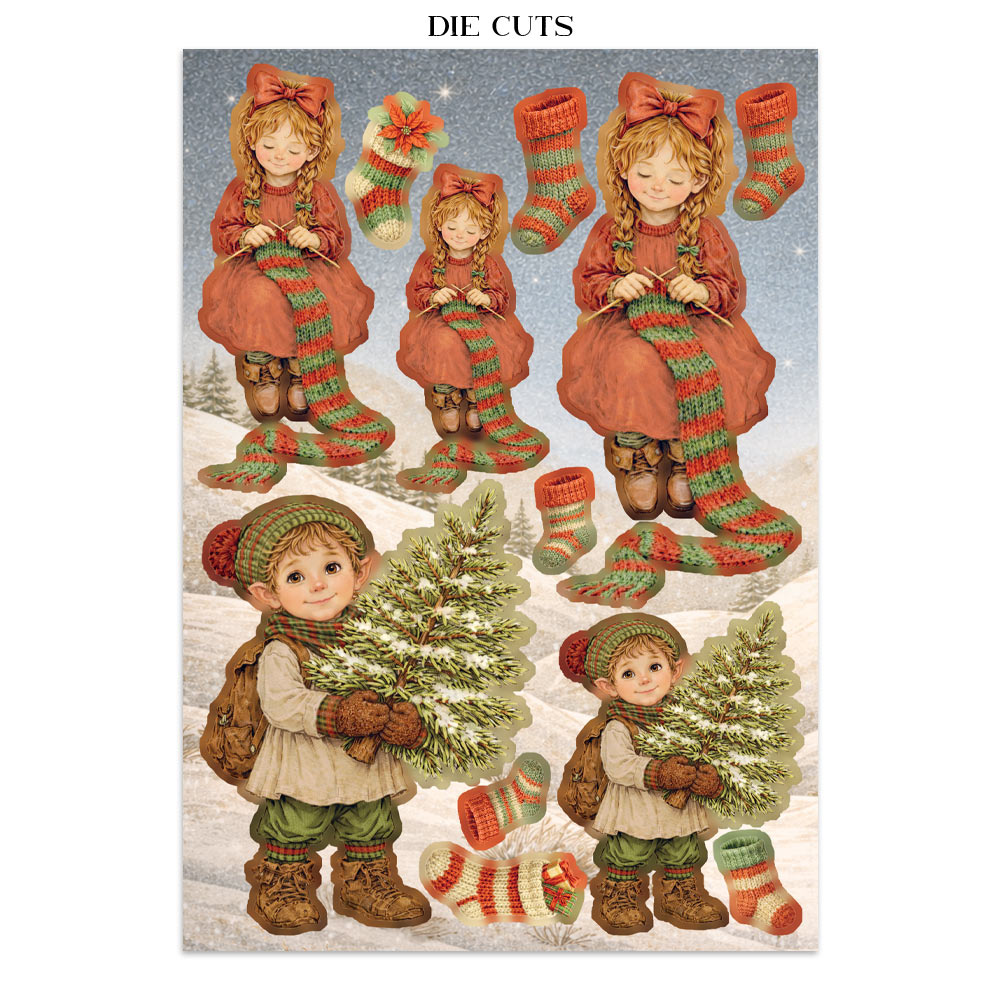 Stamperia Junk Journal Focus Points - Silent Night