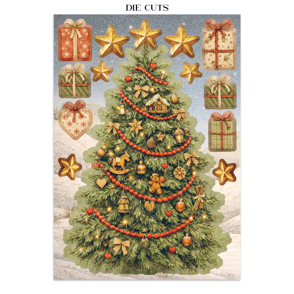 Stamperia Junk Journal Focus Points - Silent Night