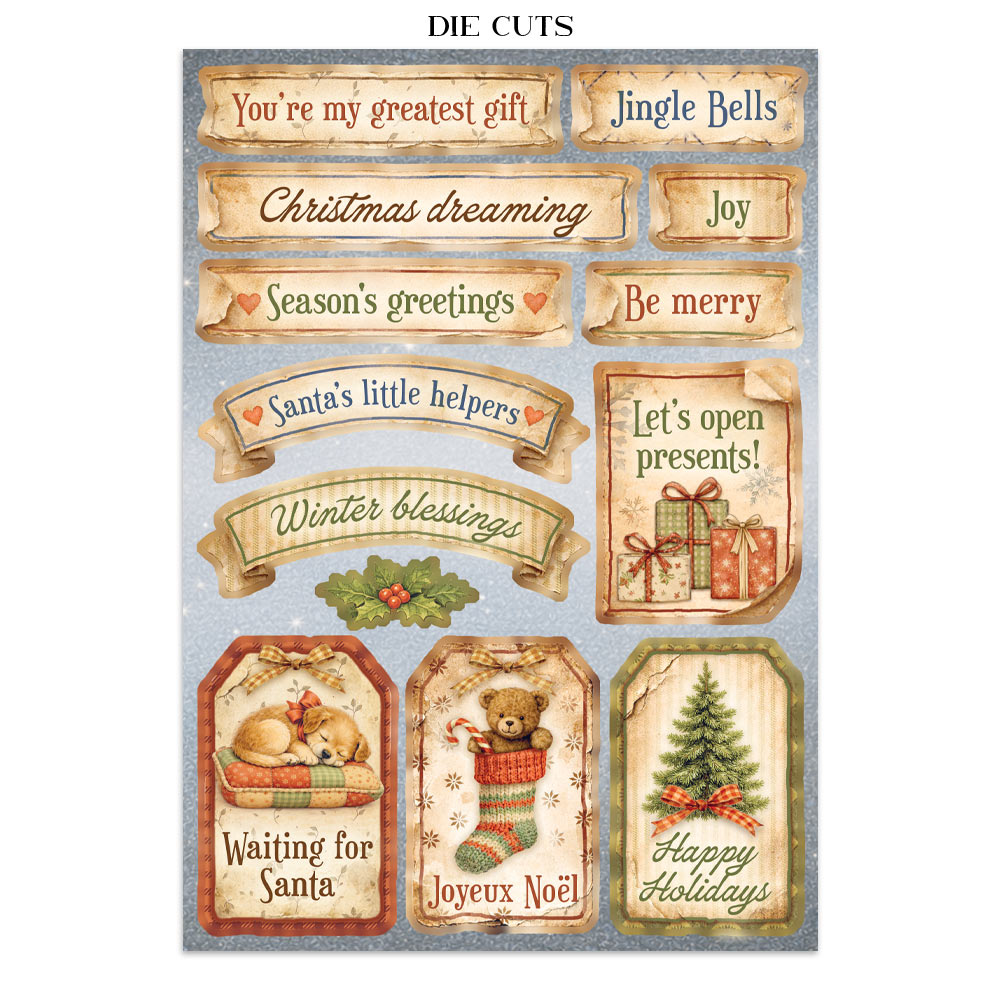 Stamperia Junk Journal Focus Points - Silent Night