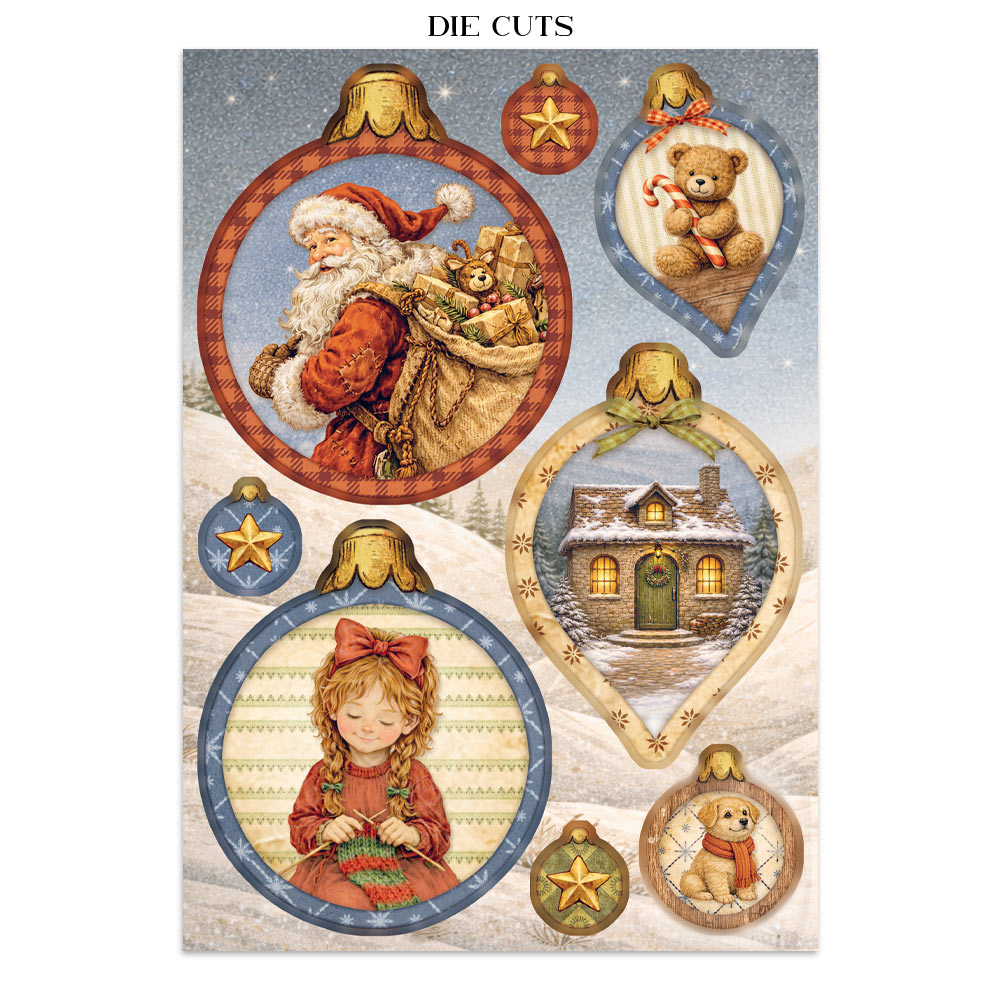 Stamperia Junk Journal Focus Points - Silent Night