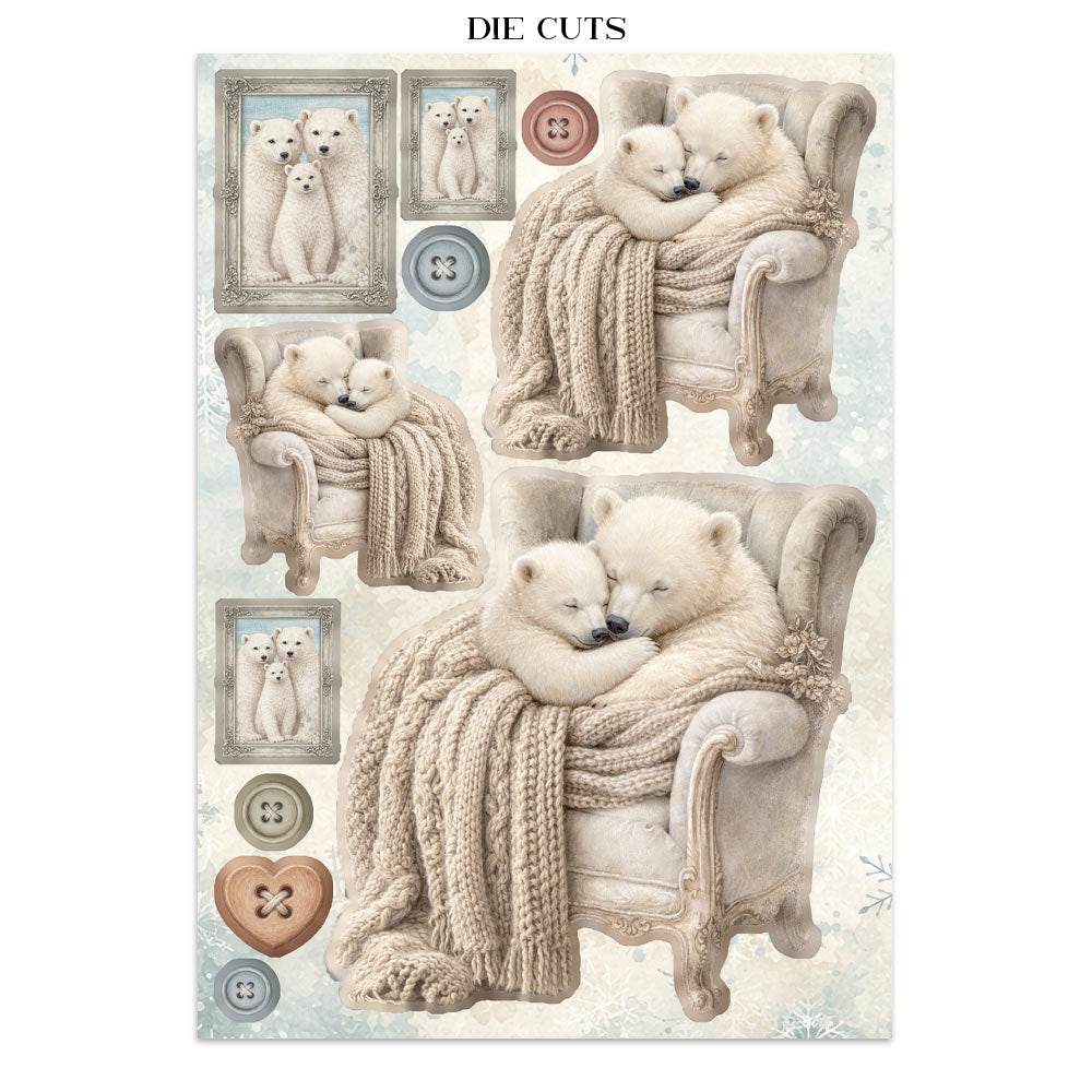 Stamperia Junk Journal Focus Points - White Christmas