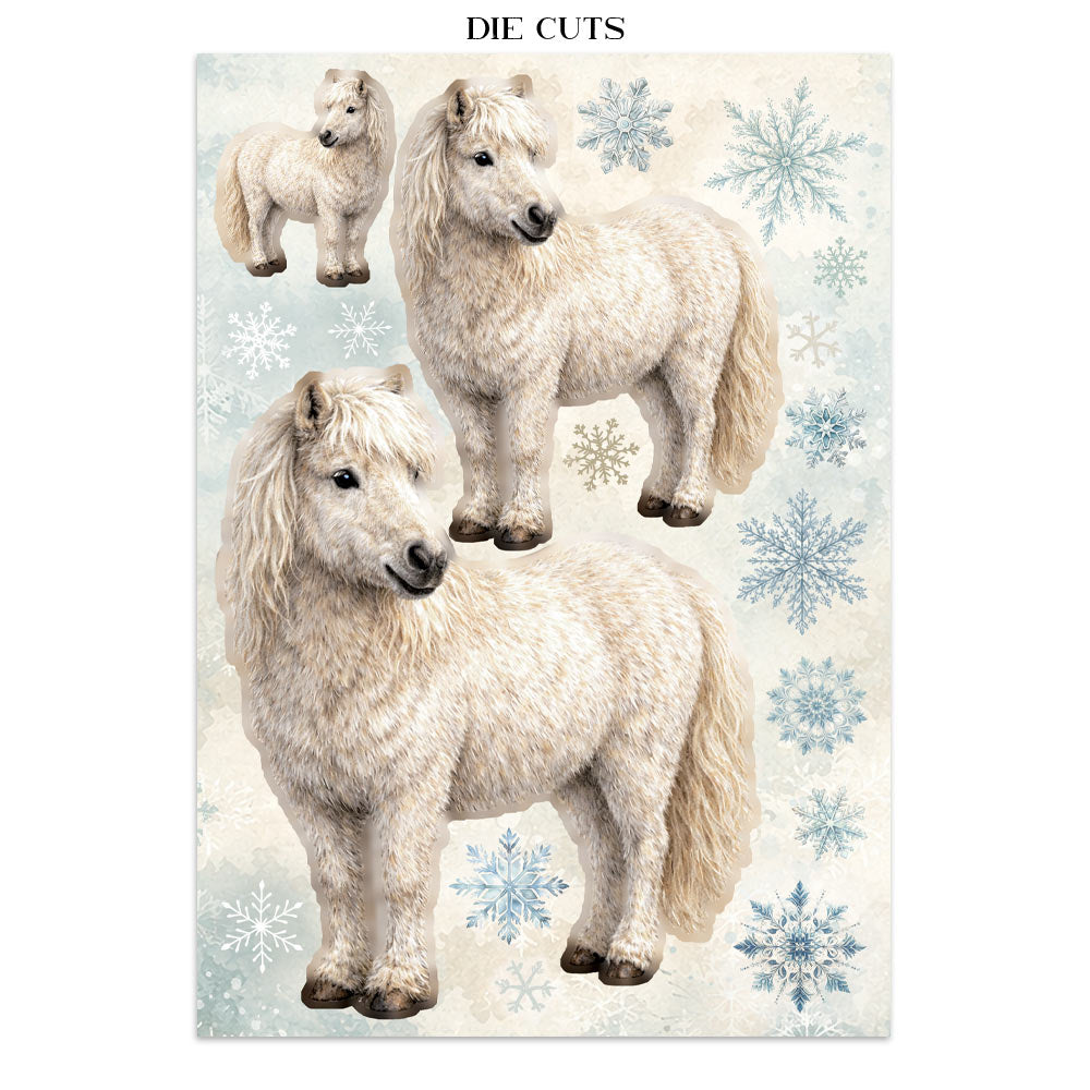 Stamperia Junk Journal Focus Points - White Christmas