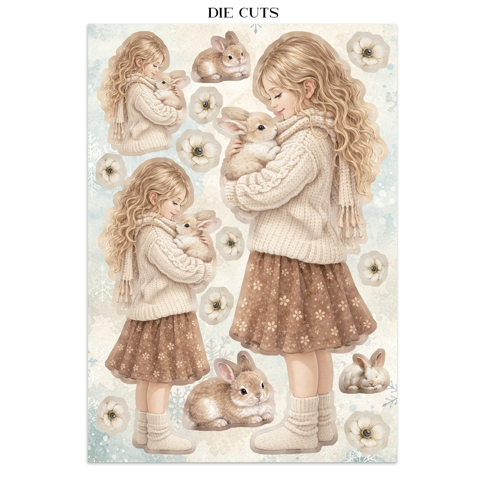 Stamperia Junk Journal Focus Points - White Christmas