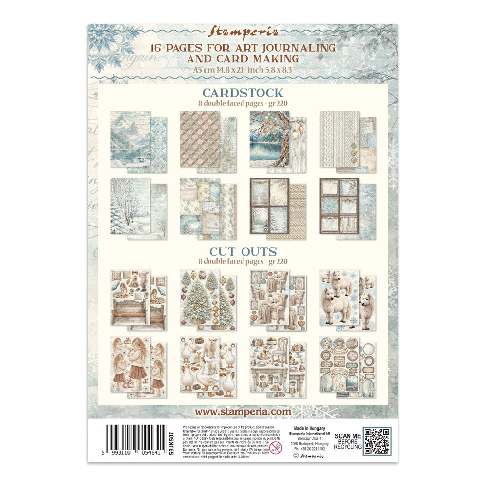 Stamperia Junk Journal Focus Points - White Christmas