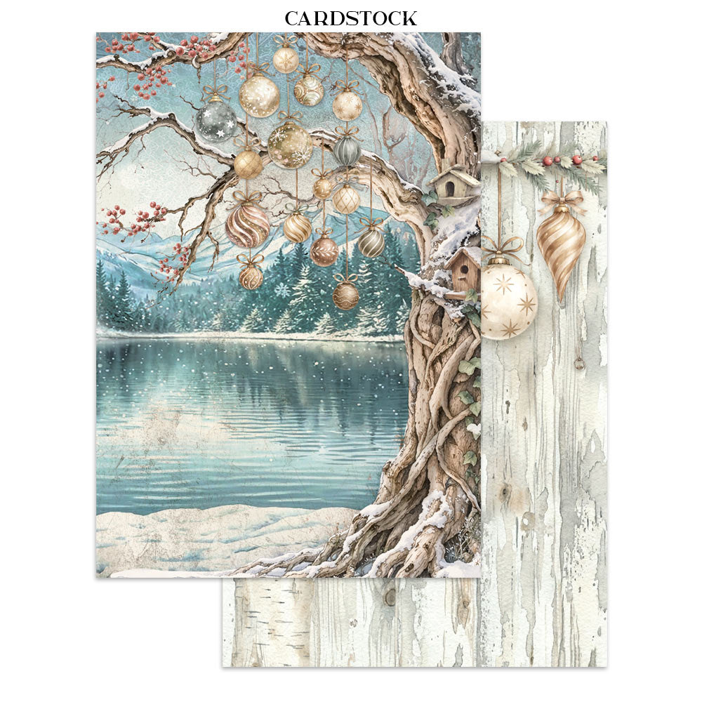 Stamperia Junk Journal Focus Points - White Christmas