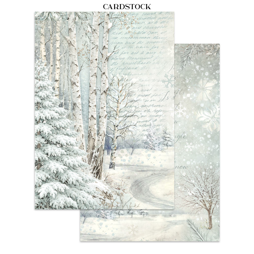 Stamperia Junk Journal Focus Points - White Christmas