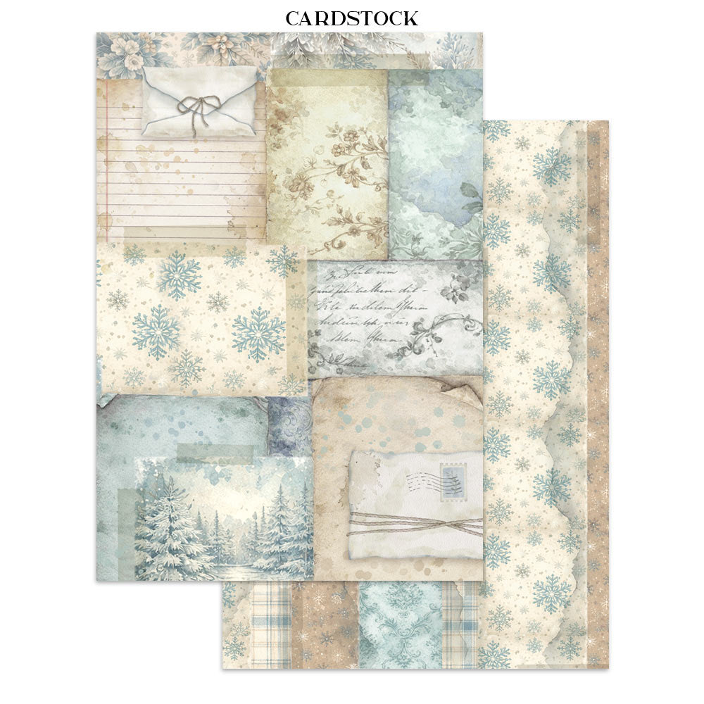 Stamperia Junk Journal Focus Points - White Christmas