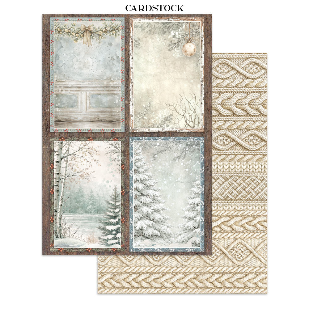 Stamperia Junk Journal Focus Points - White Christmas