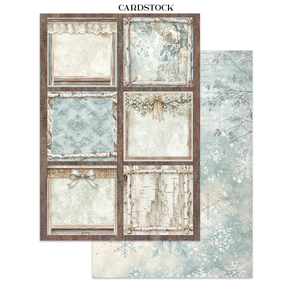Stamperia Junk Journal Focus Points - White Christmas