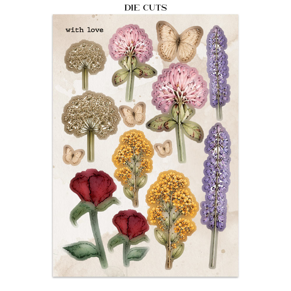 Stamperia Junk Journal Focus Points Flowers and Poems