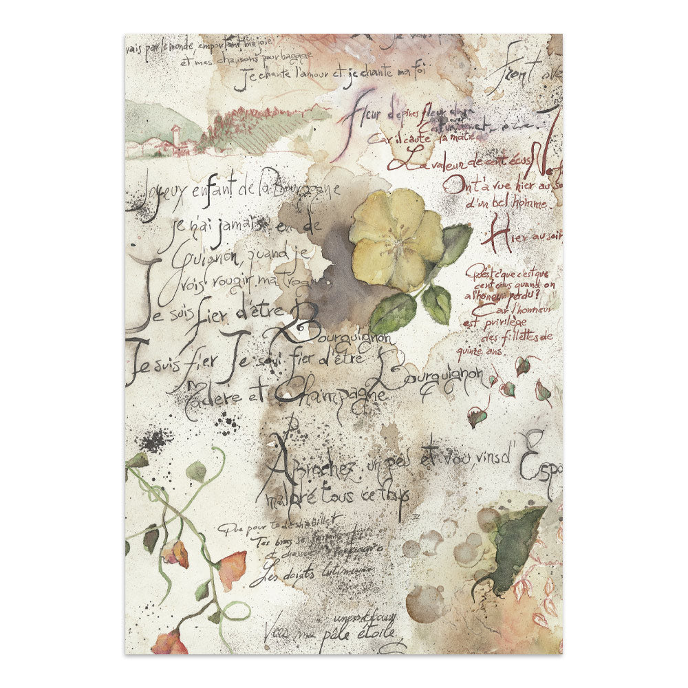 Stamperia Junk Journal Focus Points Flowers and Poems