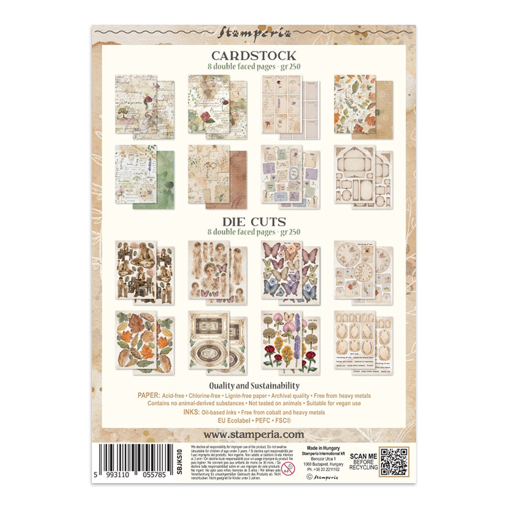 Stamperia Junk Journal Focus Points Flowers and Poems
