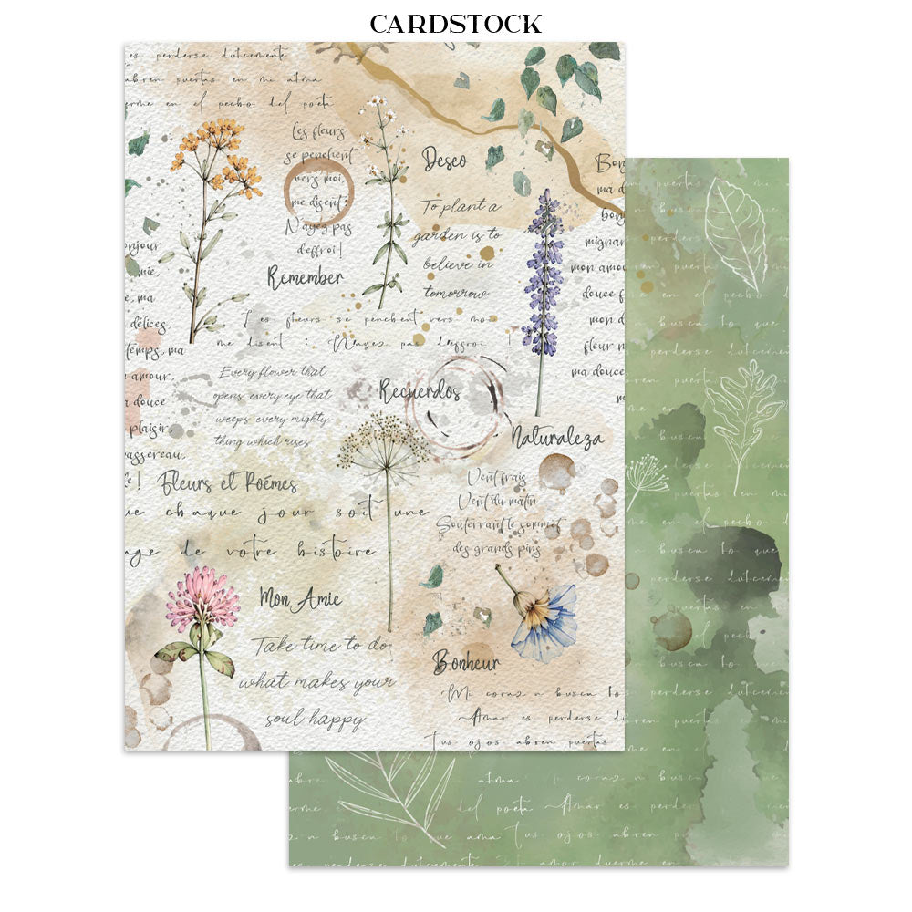 Stamperia Junk Journal Focus Points Flowers and Poems