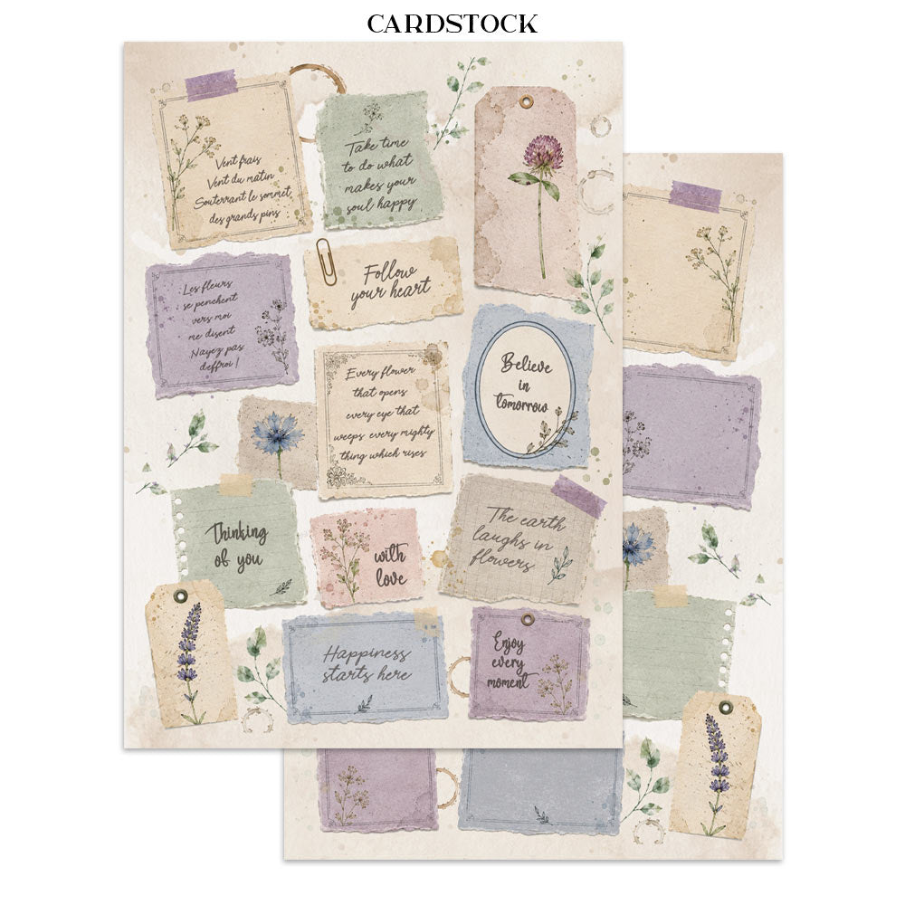 Stamperia Junk Journal Focus Points Flowers and Poems