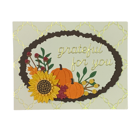 Spellbinders Fall floral Die Set