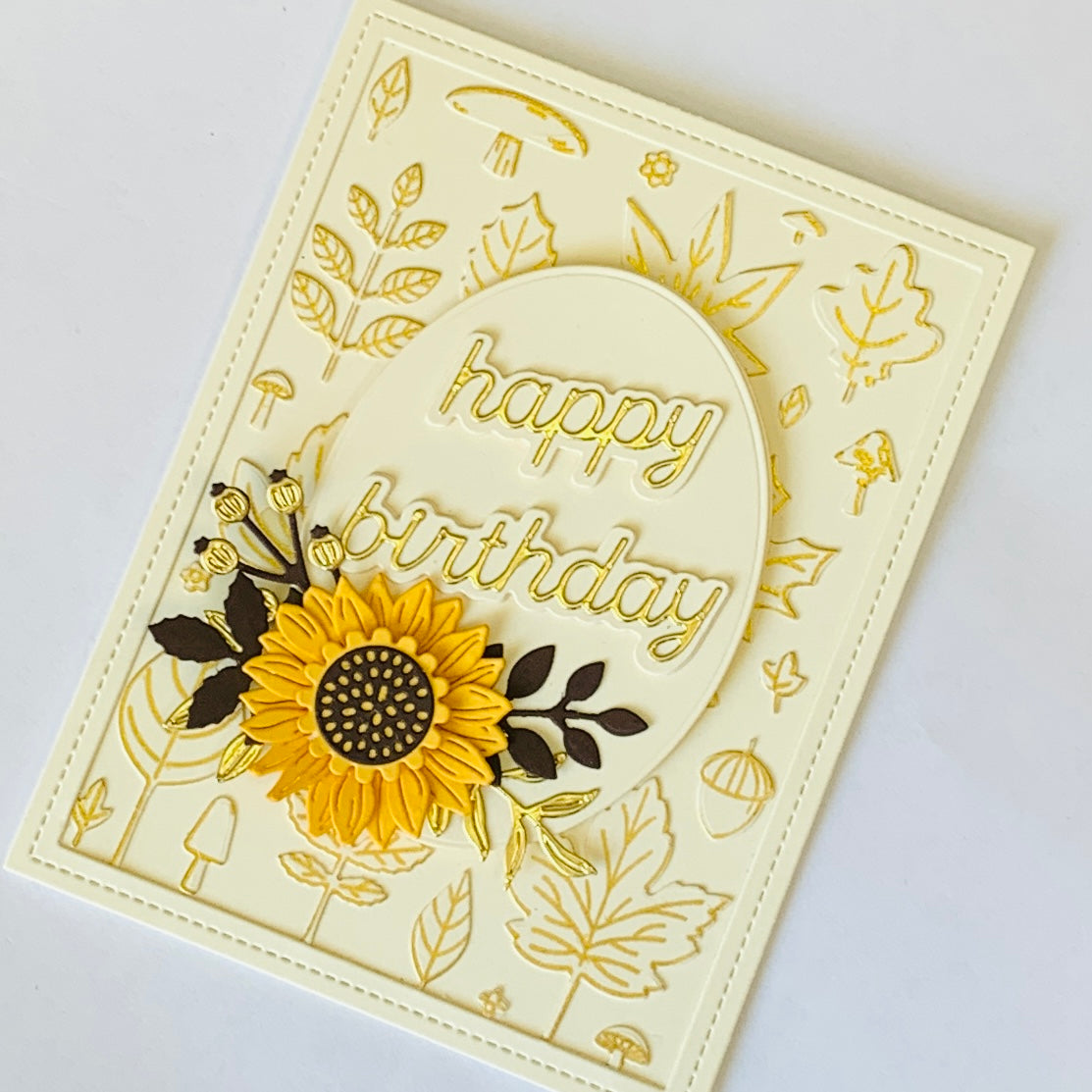 Spellbinders Fall floral Die Set