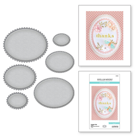 Spellbinders Postage Edge Ovals