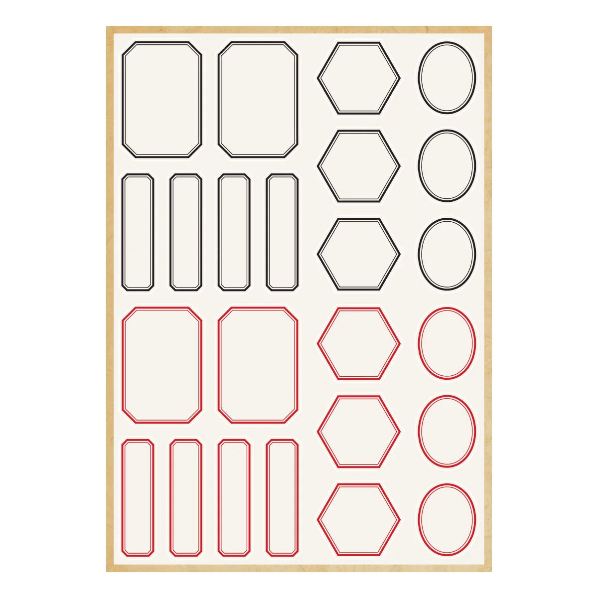 Spellbinders Book 10 Borders & Labels Stickers by Esther Glas