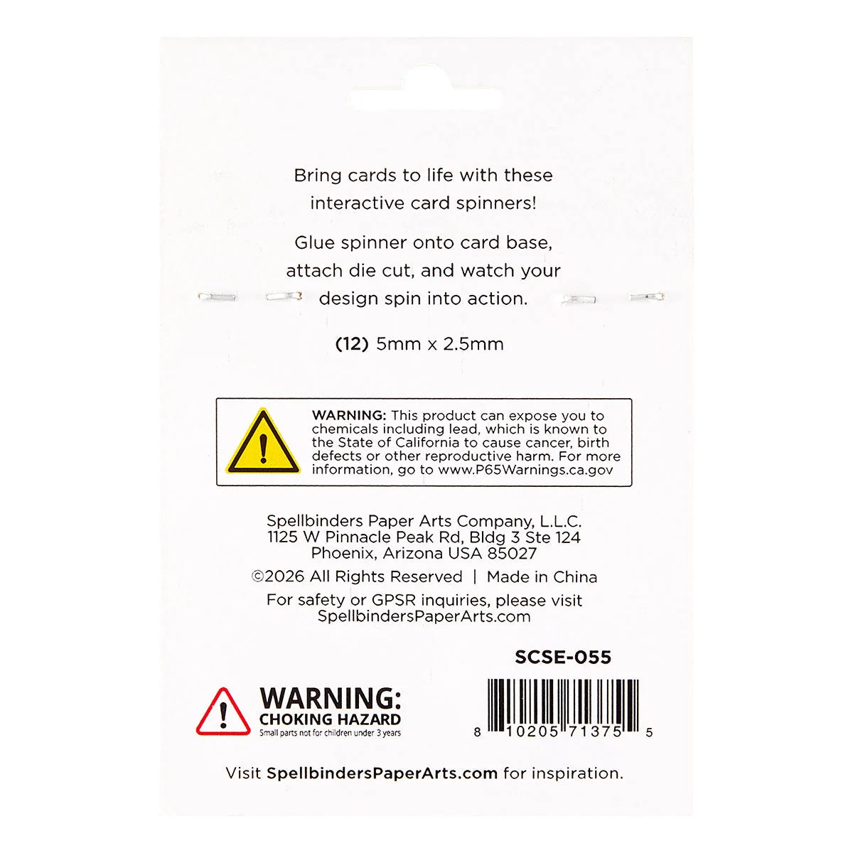 Spellbinders Card Spinners - 12 Pack Small
