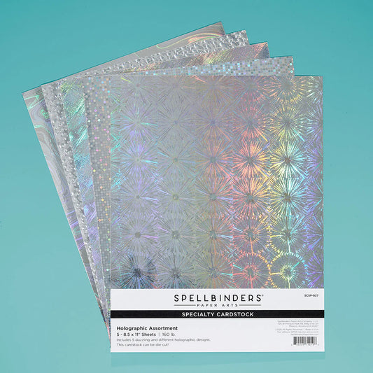 Assorted Holographic cardstock for card making and paper crafting