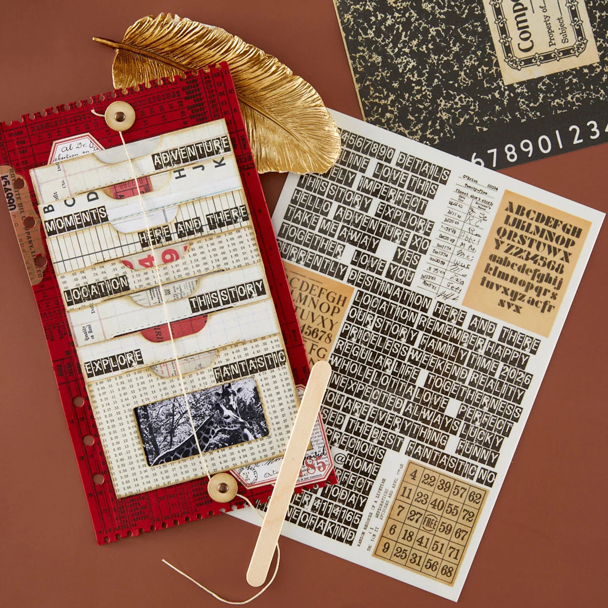 Spellbinders Noted Details Rub-ons by Esther Glas