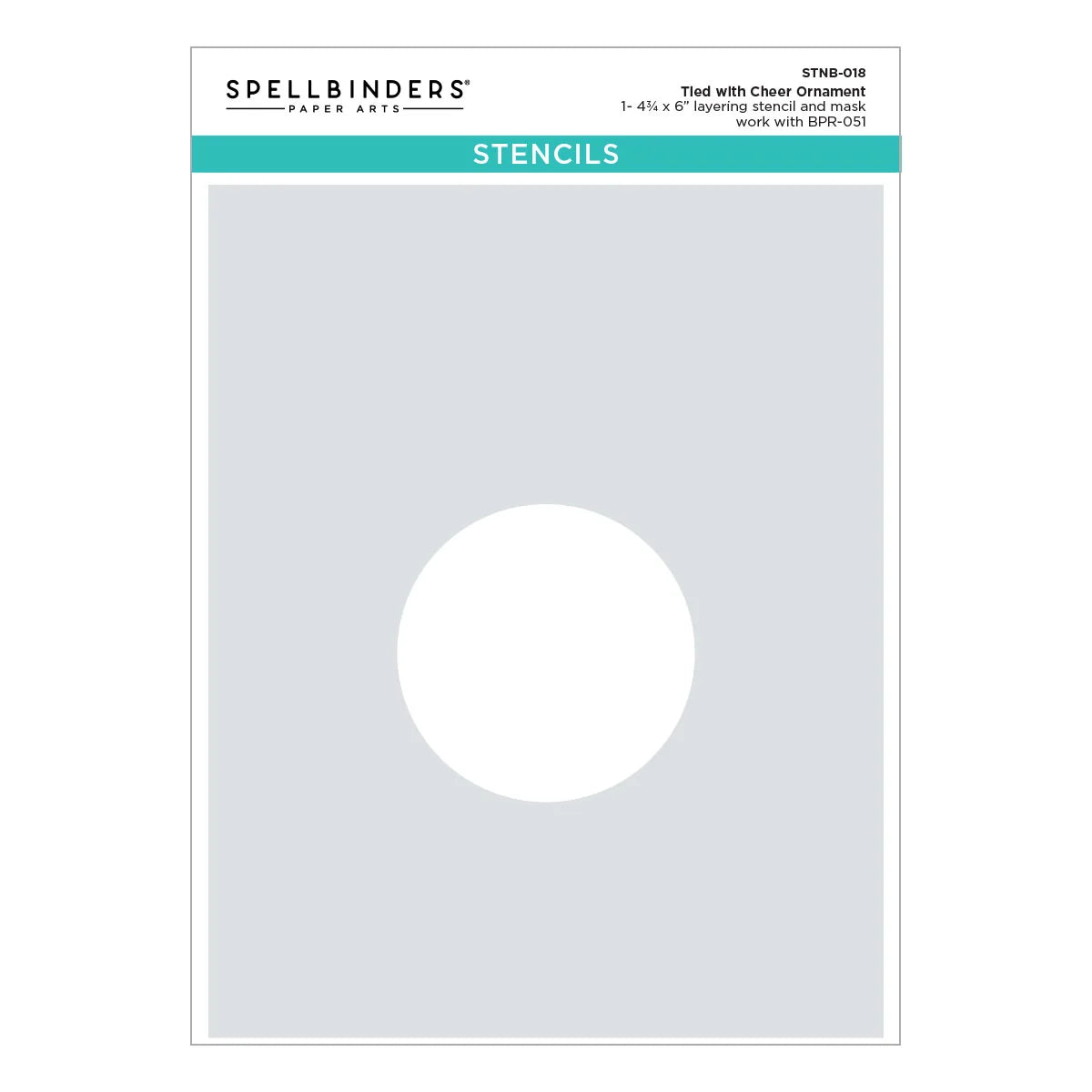 Spellbinders Tied with Cheer Press + Foil Plate & Stencil Bundle